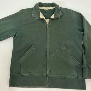 Eddie Bauer Green Zip-Front Lightweight Jacket